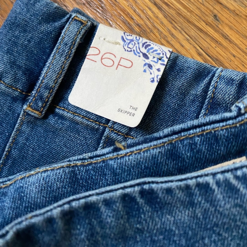 Anthropologie Pilcro the Skipper cropped wide leg jeans